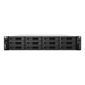 Synology RackStation RS3621RPxs NAS Armadio [2U] Intel® Xeon® D-1531 8 GB DDR4 192 TB HDD DiskStation Manager Alluminio, Nero (Synology RS3621RPxs/192TB HAT5300 12 Bay)