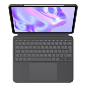 Logitech 920-010148 tastiera per dispositivo mobile QWERTY Inglese britannico Smart Connector Grigio (COMBO TOUCH IPAD PRO 11IN 1-3G - OXFORD GREY - UK) - Versione Tedesca