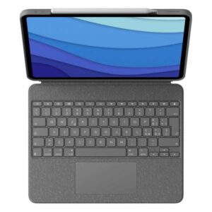 Logitech 920-010212 tastiera per dispositivo mobile QWERTY Italiano Smart Connector Grigio (COMBO TOUCH - GREY - ITA - MEDITER) - Versione UK