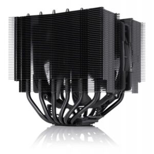 Noctua NH-D15S CH.BK sistema di raffreddamento per computer Processore Refrigeratore 14 cm Nero, Cromo (Noctua NH-D15S Chromax Black CPU cooler - 140mm)