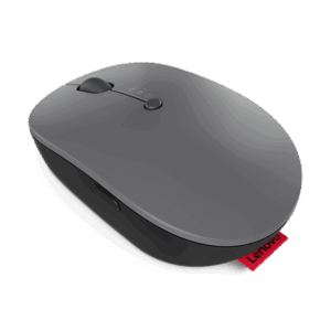 Lenovo Go Multi-Device mouse Ufficio Ambidestro RF senza fili + Bluetooth Ottico 2400 DPI (Lenovo Go Wireless Multi-Device Mouse [Thunder Black] - Warranty: 1 Year)