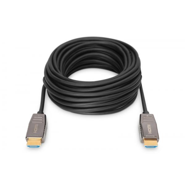 Digitus Cavo in fibra ottica ibrido HDMI AOC, UHD 8K, 10 m (HDMI AOC HYBRID FIBER OPTIC CA - TYPE A M/M 10M UHD 8K60HZ GOLD)