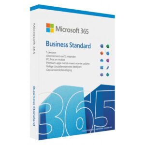 Microsoft 365 Business Standard Suite Office Full 1 licenza/e Inglese, ITA 1 anno/i (Microsoft 365 Business Standard - Box pack [1 anno] - 1 utente [5 dispositivi] - senza supporto, P8 - Mac, Android, iOS, Win - Italiano - Eurozona)