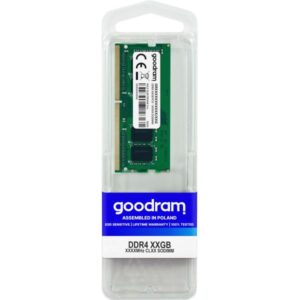 Goodram GR3200S464L22/32G memoria 32 GB 1 x 32 GB DDR4 3200 MHz (GOODRAM 32GB 3200MHz CL22 SODIMM)