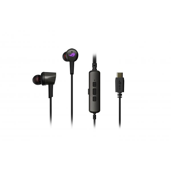 ASUS ROG CETRA II Cuffie Cablato In-ear Gaming USB tipo-C Nero (ASUS ROG Cetra II - ?reproptelefoner m)