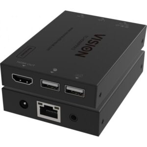 Vision HDMI-over-IP Transmitter Trasmettitore AV Nero (VISION HDMI-over-IP Transmitter - LIFETIME WARRANTY)