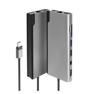 ALOGIC ULDPLSV2-SGR replicatore di porte e docking station per laptop Cablato USB 3.2 Gen 1 [3.1 Gen 1] Type-C Nero, Grigio (ULTRA USB-C DOCK PLUS V2 - SPACE GREY)