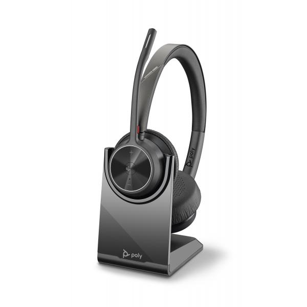 POLY 218476-02 cuffia e auricolare Con cavo e senza cavo A Padiglione Ufficio USB tipo A Bluetooth Base di ricarica Nero (02 headphones/headset Wired - Head-band Office/Call center - USB Type-A Bluetooth Charging stand Black POLY Wired, Office/Call center, 162 - Warranty: 12M)