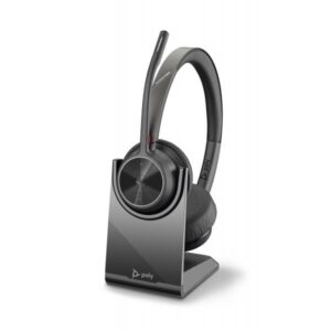 POLY Voyager 4320 UC Auricolare Wireless A Padiglione Ufficio USB tipo-C Bluetooth Base di ricarica Nero (VOYAGER 4320 UC V4320-M - Headset C USB-C CS WW - Warranty: 12M)