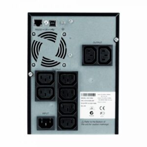 Eaton 5SC1000IBS gruppo di continuità [UPS] A linea interattiva 1 kVA 700 W 8 presa[e] AC (Eaton 5SC 1000i - UPS - AC 220/230/240 V - 700 Watt - 1000 VA - 1-phase - 9 Ah - RS-232, USB - output connectors: 8 - black)