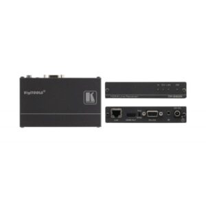 Kramer Electronics TP-580R Ricevitore AV Nero (Kramer DigiTOOLS TP-580R - video/audio)