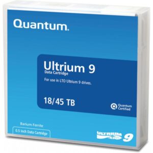 Quantum MR-L9MQN-01 supporto di archiviazione di backup Nastro dati vuoto 18 TB LTO 1,26 cm (Cartridge Quantum LTO9 18/45TB No labels included)