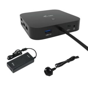 i-tec C31HDMIDPDOCKPD100UK replicatore di porte e docking station per laptop Cablato USB 3.2 Gen 1 [3.1 Gen 1] Type-A + Type-C (Docking Station & CHARGER-C112)