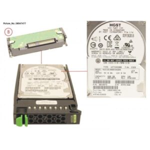 CoreParts AHDD088 disco rigido interno 600 GB 10000 Giri/min 2.5 SATA (600GB 2,5 SATA 10K RPM - for Primergy RX300 S8, - Warranty: 6M)