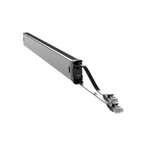 PATCHBOX C60STPXC6AX31K cavo di rete Nero 2,5 m Cat6a U/FTP [STP] (PATCHBOX PLUS+ CAT.6A STP CASSETTE,BLACK LR 1,8M + 0,7M)