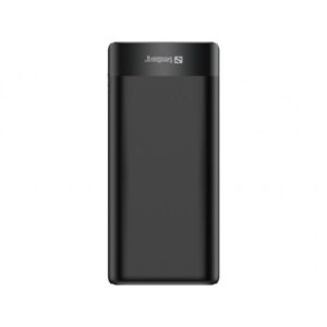 Sandberg 420-62 batteria portatile Ioni di Litio 20000 mAh Nero (Powerbank 20000 PD65W+2xQC3.0 - Powerbank 20000 - PD65W+2xQC3.0, Black, Universal, Rectangle, Lithium-Ion [Li-Ion], 20000 mAh, USB - Warranty: 60M)