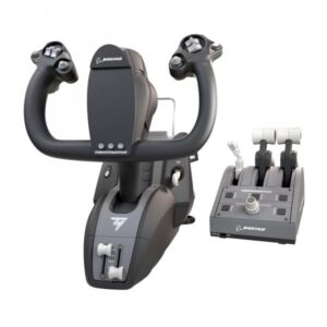 Thrustmaster 4460210 periferica di gioco Nero, Grigio USB Fight-stick PC, Xbox, Xbox One, Xbox One S, Xbox One X, Xbox Series S, Xbox Series X (Thrustmaster TCA Yoke Pack Boeing Ed)