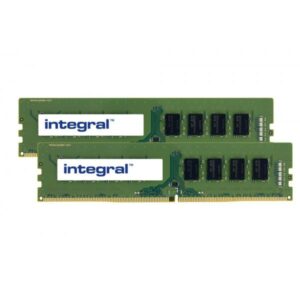 Integral IN4T32GNGRTXK2 memoria 64 GB 2 x 32 GB DDR4 3200 MHz (64GB [2x32GB] PC RAM KIT DDR4 3200MHZ PC4-25600 UNBUFFERED NON-ECC DIMM 1.2V 2GX8 CL22 INTEGRAL)
