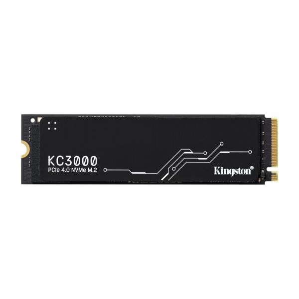 Kingston Technology 4096G KC3000 M.2 2280 NVMe SSD (Kingston KC3000 [SKC3000D/4096G] 4TB NVMe SSD, M.2 Interface, PCIe Gen4, 2280, Read 7000MB/s, Write 7000MB/s, 5 Year Warranty)