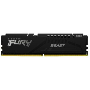 Kingston Technology FURY Beast 32 GB 5200 MT/s DDR5 CL40 DIMM [Kit da 2] Black (Kingston FURY Beast KF552C40BBK2 32GB System Memory DDR5, 5200MHz, 2 x 16GB, CL40-40-40)