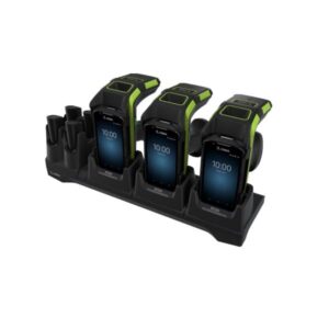 Zebra CR40-3S4T-TC5-G-01 Caricabatterie per dispositivi mobili Computer portatile Nero AC Interno (RFD40 3 DEVICE SLOTS/4 TOASTER - SLOTS CHARGE ONLY CRADLE)