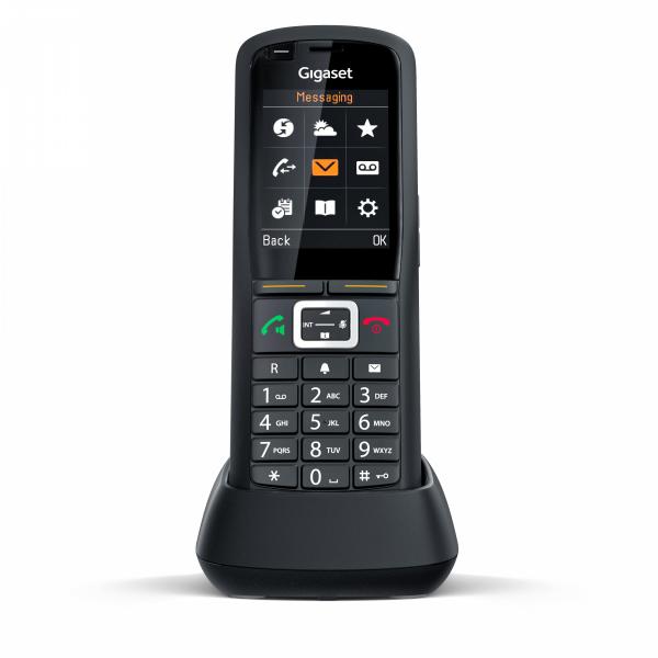 Gigaset R700H PRO Telefono DECT Identificatore di chiamata Nero (GIGASET R700HX PRO DECT) - Versione UK