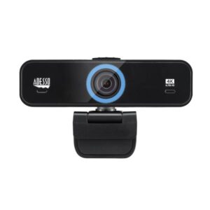 Adesso CyberTrack K4 webcam 8 MP 3840 x 2160 Pixel USB 2.0 Nero (4K ULTRA HD WEBCAM BUILD IN ADJ - FOV AUDIO/VIDEO PR CYBERTRACK K4)