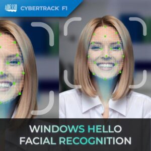 Adesso 1080P WINDOWS HELLO FACE REC WEBCAM (1080P HD WEBCAM W/WINDOWS HELLO - FACE REC. BUILD-IN CYBERTRACK F1)