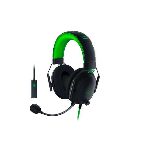 Razer BlackShark V2 Auricolare Cablato A Padiglione Giocare Nero, Verde (Razer BlackShark V2 - Special Edition)