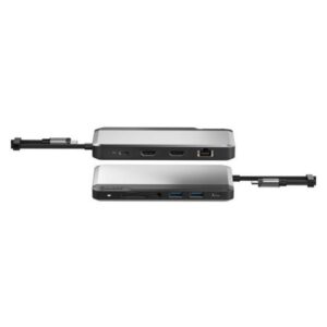 ALOGIC U1CSH-SGR replicatore di porte e docking station per laptop Cablato USB 3.2 Gen 1 [3.1 Gen 1] Type-C Grigio (ALOGIC USB-C DUAL DISPLAY - DOCK MX2 LITE HDMI EDITION)