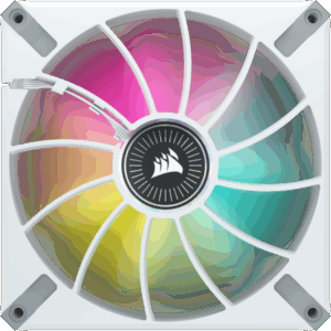 Corsair iCUE ML140 RGB ELITE Case per computer Ventilatore 14 cm Bianco 2 pz (CORSAIR iCUE ML140 RGB ELITE - indsats)