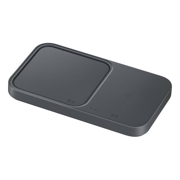 Samsung EP-P5400TBEGGB Caricabatterie per dispositivi mobili Smartphone, Orologio intelligente Nero USB Interno (15W WIRELESS CHARGER DUO PAD GRAPHIT)