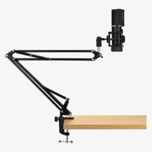 Streamplify MIC ARM Nero Microfono da studio (Streamplify MIC RGB Microphone with Mounting Arm and Pop Filter)
