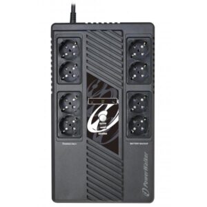 PowerWalker VI 1000 MS gruppo di continuità [UPS] A linea interattiva 1 kVA 600 W 8 presa[e] AC (PowerWalker VI 1000 MS - UPS - 600 Wat)