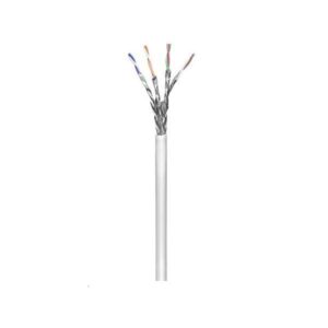 Microconnect KAB017-100 cavo di rete Bianco 100 m Cat6 S/FTP [S-STP] (S/FTP CAT6 100m White, PVC - Solid, AWG 23/1, CCA - Non-terminated data-/install. cable for proccessing and installation with LSA - Warranty: 300M)