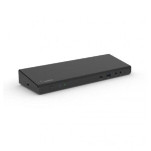 Belkin USB-C 4K Dock 85W (USB C Display Link Dock Triple Display Support Up To 4K HDMI DP USB C USB A GbE Audio PD 85w Mac/PC/Chrome Compatible)