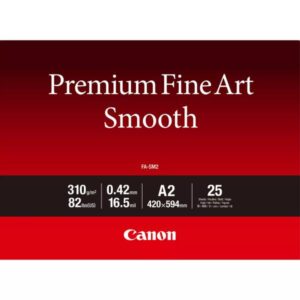 Canon FA-SM2 A2 Bianco Liscio (FA-SM2 A2 25 PREMIUM FINEART - SMOOTH A2 25 SHEETS)