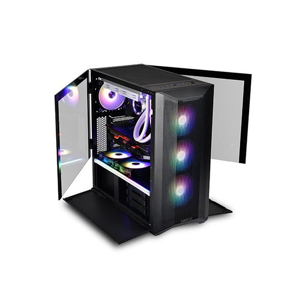 Lian Li Lancool II Mesh RGB Midi Tower Nero, Trasparente (Lian Li Lancool II Mesh C RGB Midi-Tower Case - Black)
