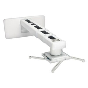 Viewsonic PJ-WMK-305 supporto per proiettore Parete Bianco (UNIVERSAL WALL MOUNT KIT FOR - TR0.49-0.61 ADJUSTABLE ARM WHITE)