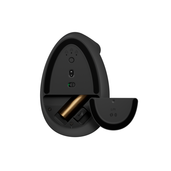 Logitech Lift (LIFT Right Vertical Ergonomic - Mouse - GRAPHITE / BLACK - - EMEA - Warranty: 12M)