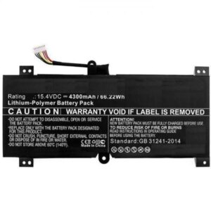 CoreParts MBXAS-BA0180 ricambio per laptop Batteria (Laptop Battery for Asus - 66.22Wh Li-ion 15.4V 4300mAh - 66WH Li-ion 15.4V 4.3Ah G515GV, G515GW, G715GV - Warranty: 12M)
