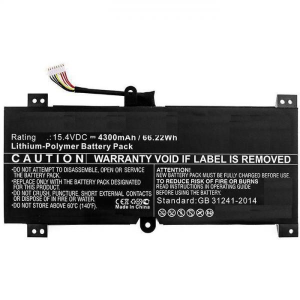 CoreParts MBXAS-BA0180 ricambio per laptop Batteria (Laptop Battery for Asus - 66.22Wh Li-ion 15.4V 4300mAh - 66WH Li-ion 15.4V 4.3Ah G515GV, G515GW, G715GV - Warranty: 12M)