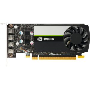 HP Scheda grafica NVIDIA Quadro T1000 da 8 GB 4mDP (NVIDIA T1000 8GB GDDR6 PCIe 3x16 LP/FH Quad 4xMini DP / 896 Cuda cores / 50W)