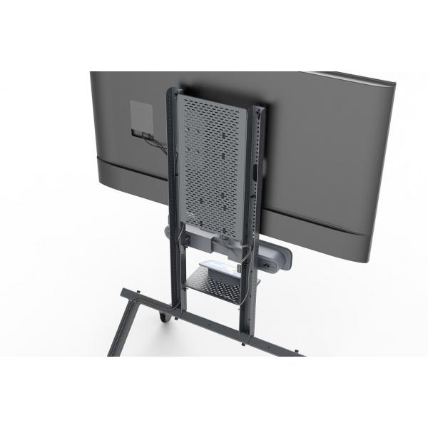 Device Panel XL for AV Cart - - Black Grey H708-BG, Steel, - Grey - Warranty: 24M