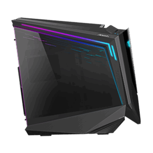 GIGABYTE AORUS C700 GLASS Case per PC – Full Tower, supporta fino a E-ATX e radiatori da 420 mm, 5 ventole da 120 mm preinstallate, USB 3.1 Tipo-C, RGB Fusion (AORUS C700 GLASS FULL TOWER CASE BLACK)