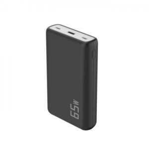 CoreParts MBX-PB007 batteria portatile Ioni di Litio 20000 mAh Nero (USB-C PD65W Power bank 20.000 - mAh W126091221, Black, with 7 - different connectors for Mobile phone/Smartphone, Portable speaker, Smartwatch, - Warranty: 12M)