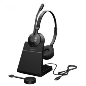 Jabra 9559-435-111 cuffia e auricolare Wireless A Padiglione Ufficio Nero, Titanio (Jabra Engage 55 Stereo - headset)