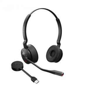 Jabra Engage 55 MS Stereo Auricolare Wireless A Padiglione Ufficio USB tipo A Nero (JABRA ENGAGE 55 MS STEREO USB-A - LOW POWER EMEA/APAC)