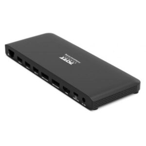 Port Designs 901910W-UK replicatore di porte e docking station per laptop Cablato USB 3.2 Gen 2 [3.1 Gen 2] Type-C Nero (PORT DESIGNS DOCKING TYPE C OFFICE 2 X 4K - UK)