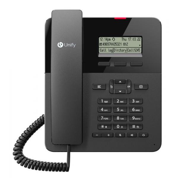 Unify OpenScape Desk Phone CP110 Telefono analogico Nero (OPENSCAPE DESK PHONE CP110) - Versione UK